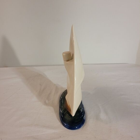 Vtg Mens OLD SPICE Cologne Glass Sail Boat Ship Ocean Decanter Made In USA - Picture 2 of 7